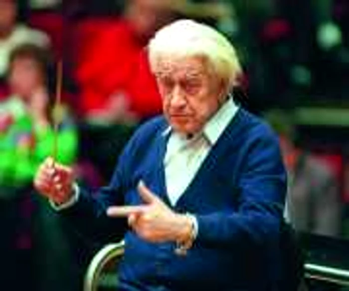 Dirijorul Sergiu Celibidache (1912-1996) FOTO Fundaţia Sergiu Celibidache