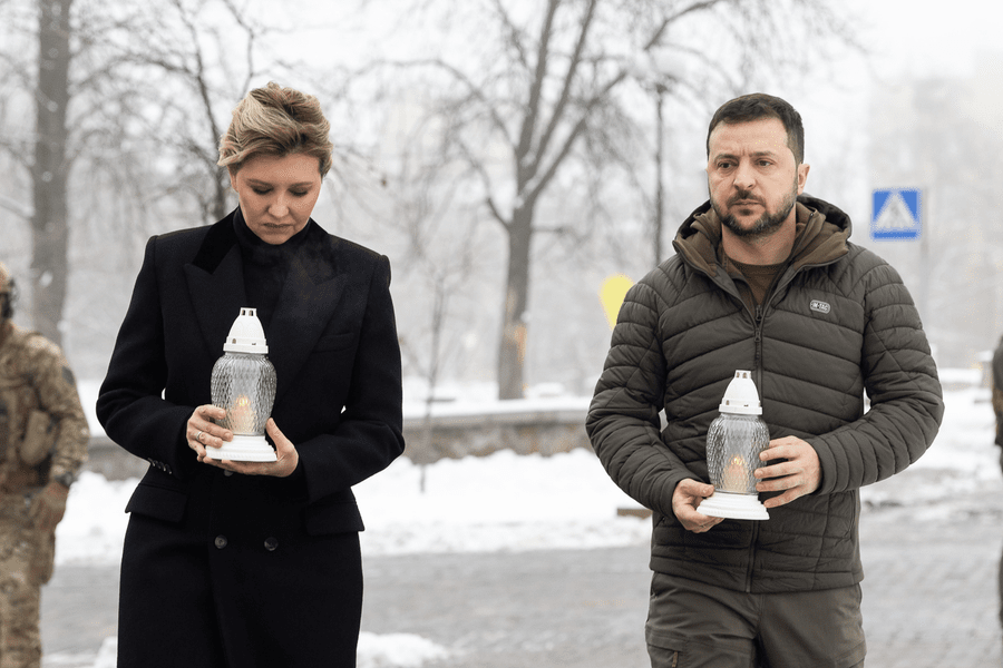 Mesajul emoționant a lui Volodimir Zelenski de ziua soției sale: „Mulțumesc. M-ai făcut puternic”