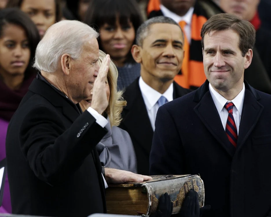 Joe Biden Beau Biden si Barack Obama FOTO AP 