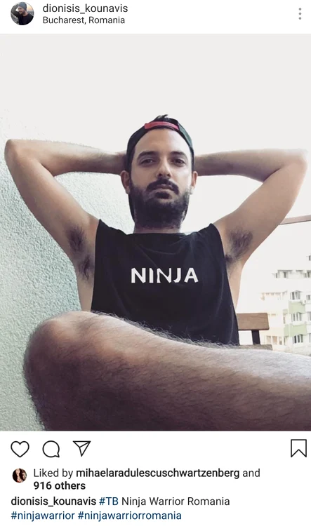 Dionisis Kounavis s-a ocupat şi de "Ninja Warrior"