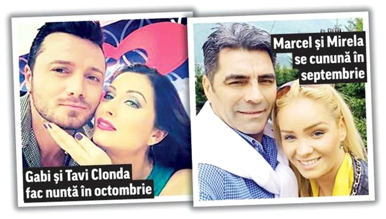 Gabriela Cristea şi Tavi Clonda, Mircea Toader şi Mirela Constantin