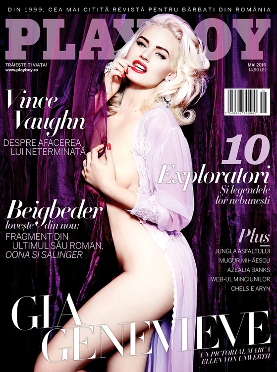 
    Gia Genevieve este îndrăgostită de Hallywood și de moda retrofoto: Playboy  