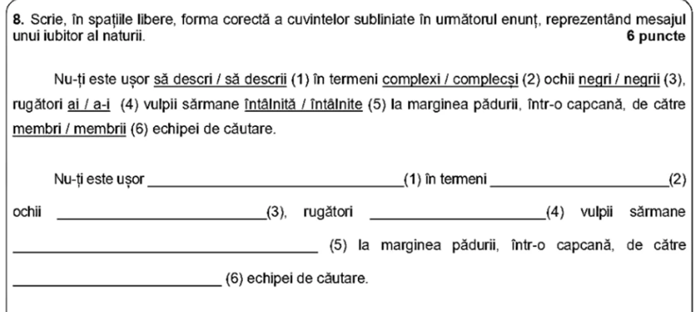 Exercițiul care i-a făcut pe mulți elevi să greșească  