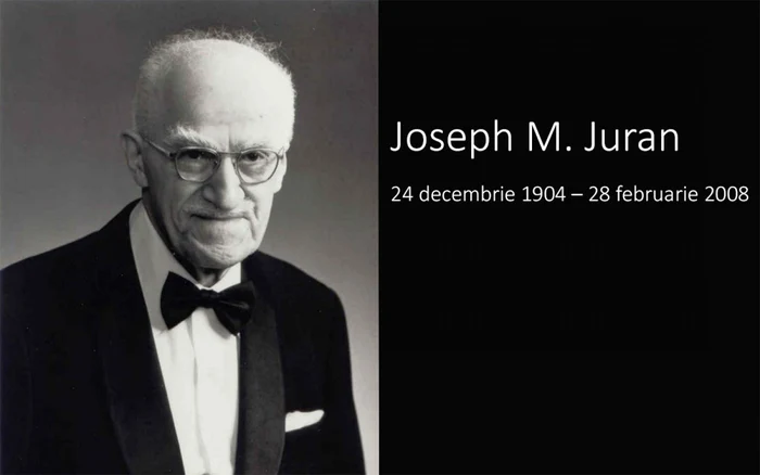 Joseph Juran a devenit simbolul controlului calităţii la nivel mondial.