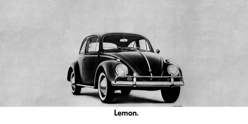 lemon vw ad
