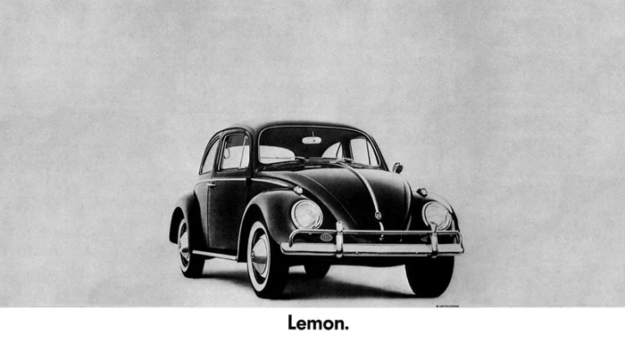 lemon vw ad