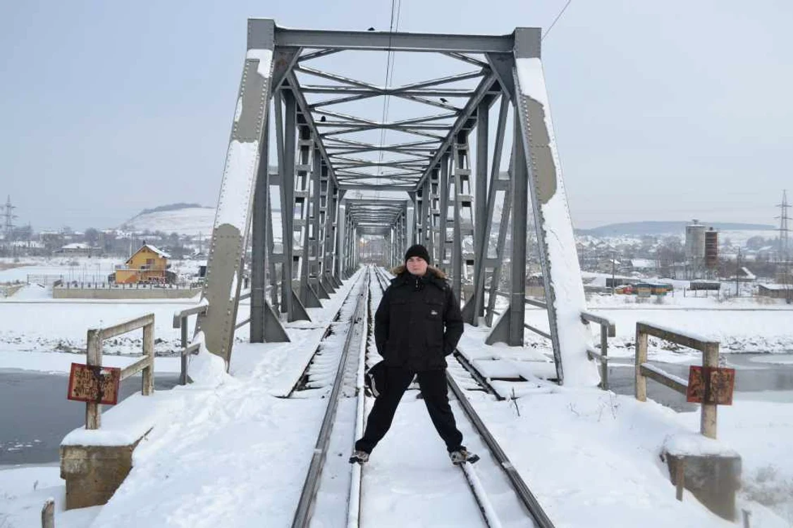 Andrei Bîrsan este pasionat de locomotive