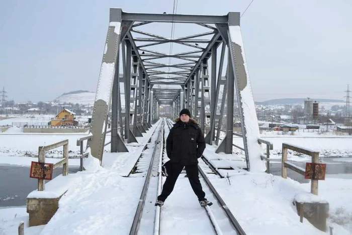 Andrei Bîrsan este pasionat de locomotive