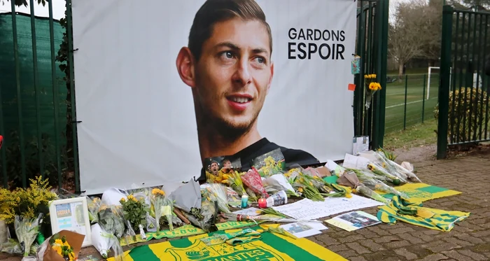 Emiliano Sala, plâns de suporterii lui FC Nantes. Foto EPA EFE