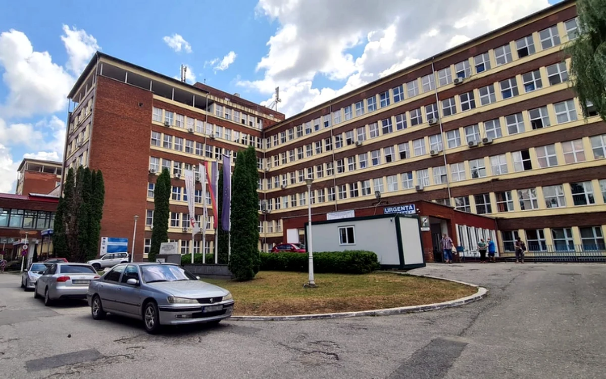 Spitalul municipal din Hunedoara.