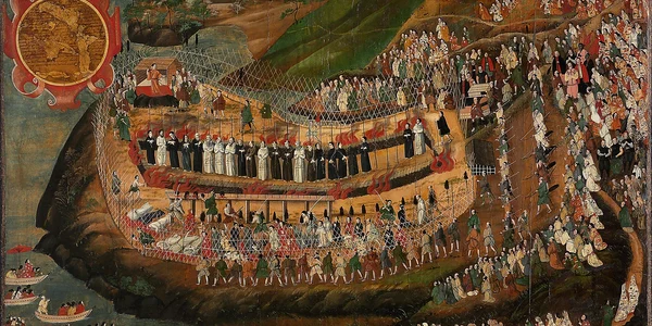 Martyrdom of Nagasaki Painting 1622 png