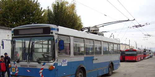 În Braşov troleibuzele au fost înlocuite de autobuze Foto: transira.ro