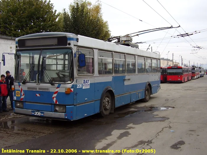 În Braşov troleibuzele au fost înlocuite de autobuze Foto: transira.ro