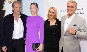 Dolph Lundgren cu fiica și soția  foto   Shutterstock jpg