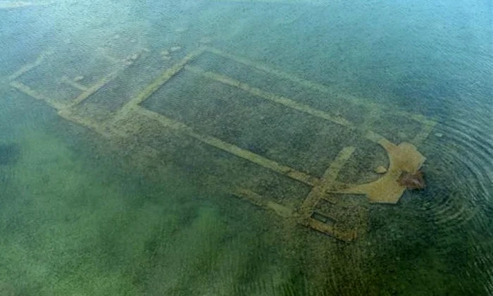 Rămăşiţele unei bazilici bizantine, descoperite pe fundul lacului Iznik jpeg