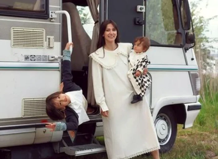 Dana Rogoz și cei doi copiiFoto: Arhivă personală