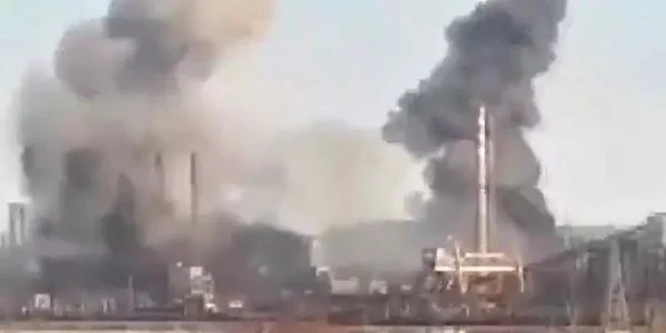 Otelărie din Mariupol bombardată foto captura video