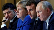 Zelenski Merkel Macron Putin FOTO EPA-EFE