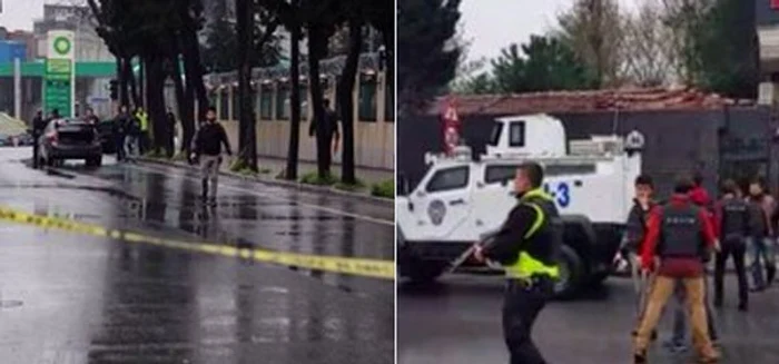 
    Cele două femei s-au ascuns într-o clădire din apropiereFoto: Twitter  