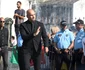 Selecționerul Roberto Martinez a venit să și ia rămas bun de la fostul său elev. Foto Profimedia