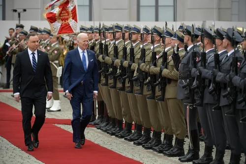 Joe Biden la Varşovia - 26 mar 2022 / FOTO EPA-EFE