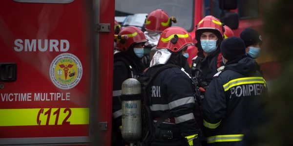 Incendiu la Spitalul Matei Balş din Bucureşti. FOTO Mediafax/Andreea Alexandru