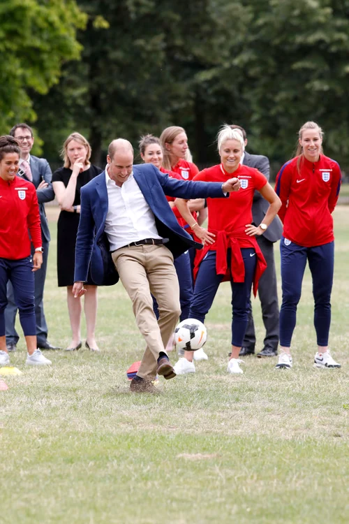 The Duke Of Cambridge Hosts A Good Luck Send Off For The England Women Football Team jpeg
