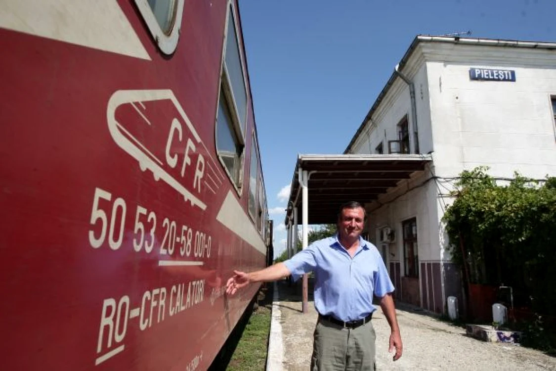 Fostul şef de gară din Pieleşti a oprit trenul NATO în anul 1999