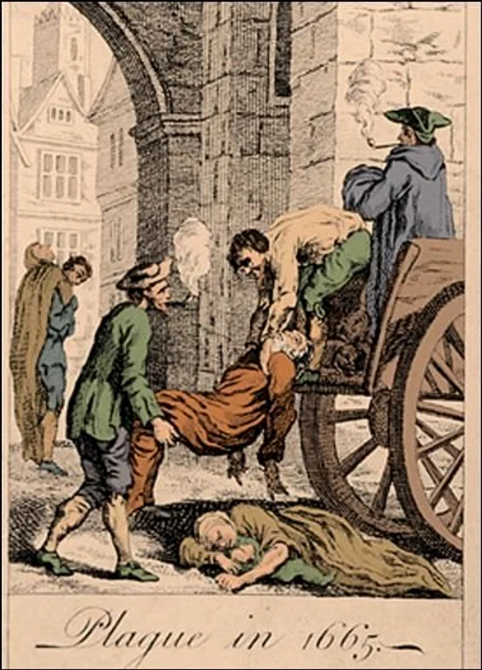 În timpul Marii Epidemii de Ciumă, cei decedați erau îngropați la cel puțin doi metri sub pământ pentru a nu se răspândi boala