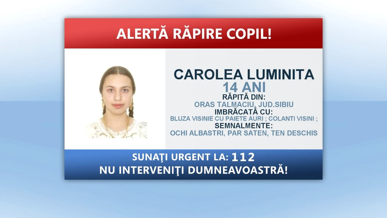 Alertă răpire copil din Tălmaciu Sibiu elemente de identificare victimă Sursa IPJ Sibiu jpeg