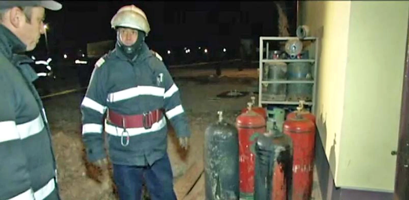 Explozia s-a produs de la o butelie din bucătărie