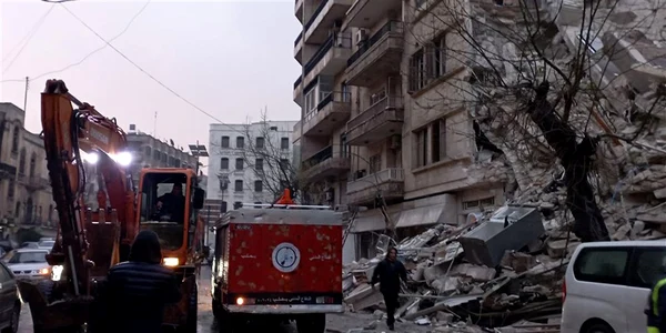 Cutremurul din Turcia a provocat distrugeri în orașul sirian Alep FOTO EPA-EFE