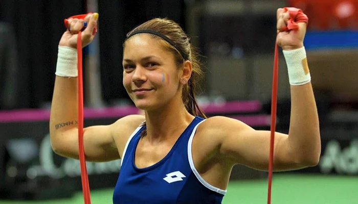 Andreea Mitu a revenit în forță în tenis. Foto Facebook
