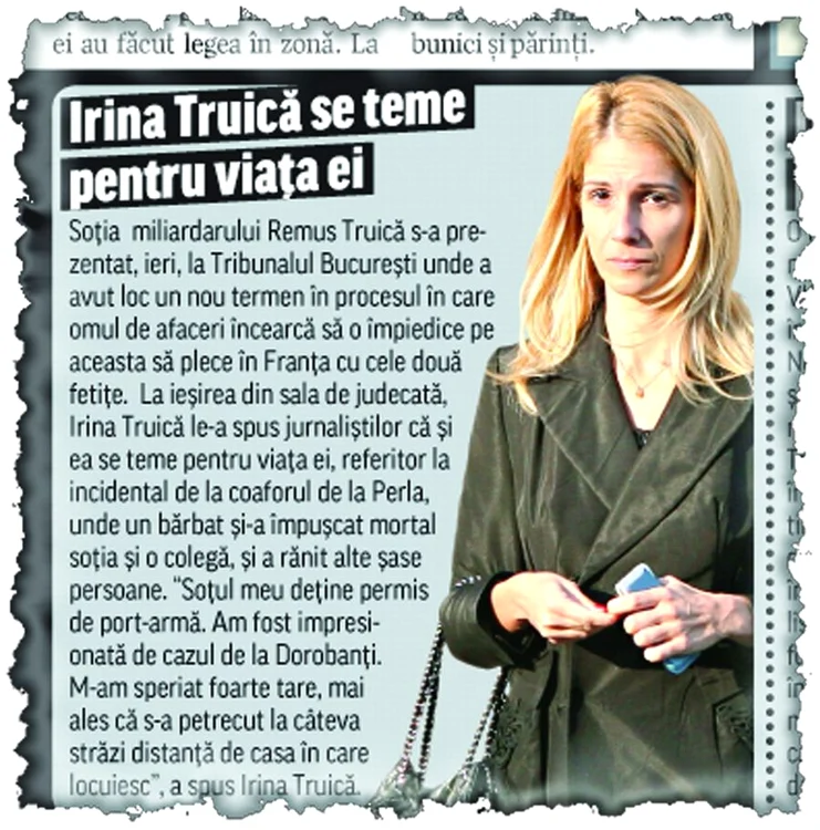 Remus Truică nu a  recunoscut niciodată  că şi-a agresat fizic soţia