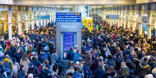 FOTO Profimedia / Serviciile Eurostar către și dinspre Londra sunt suspendate din cauza unor probleme la alimentarea electrică din Tunelul Canalului Mânecii 