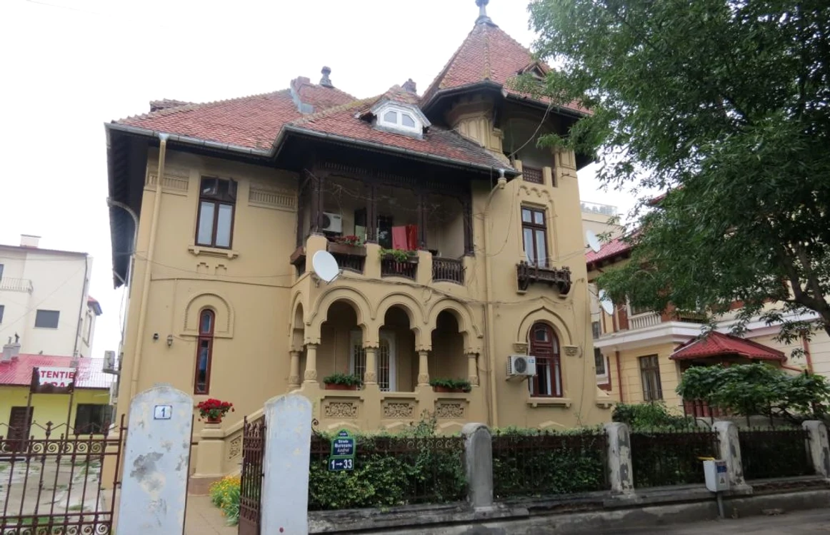 O casă superbă este cea aflată pe strada Mureşanu Andrei FOTO Cristina Răduţă