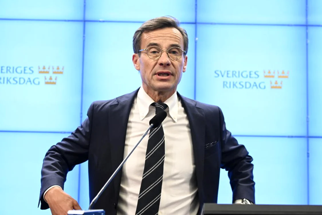 Premierul Suediei, Ulf Kristersson FOTO: EPA-EFE