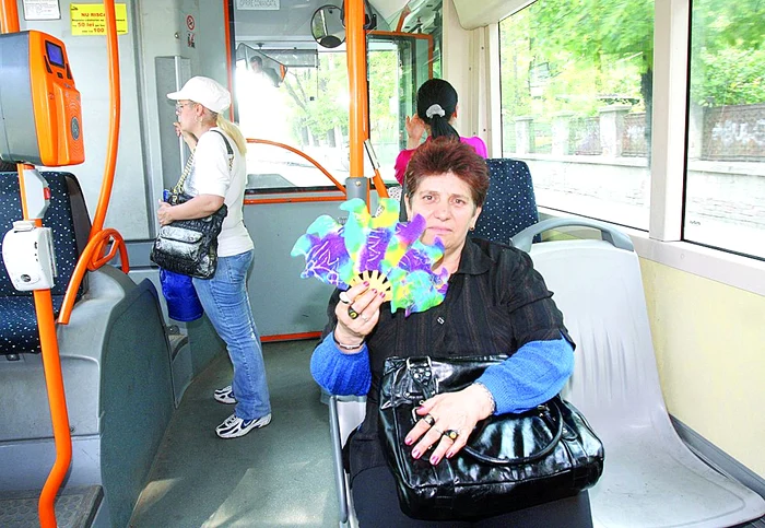 În troleibuz