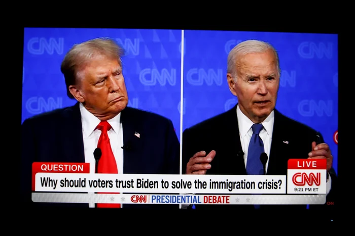 Trump și Biden s-au atacat reciproc în prima lor dezbatere electorală FOTO PROFIMEDIA