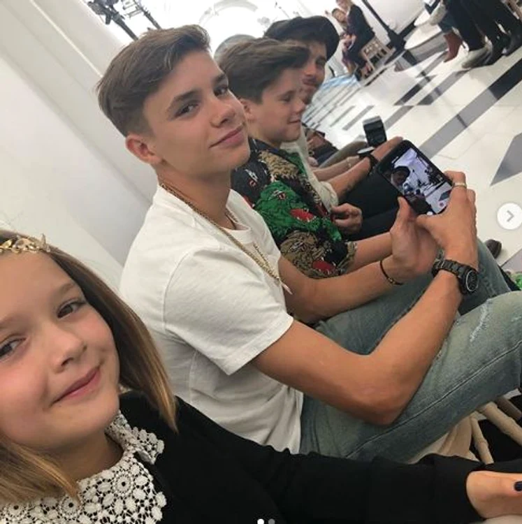David și Victoria Beckham au împreună 4 copii