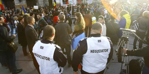 Proteste anti-Roşia Montană în Capitală 20 octombrie FOTO Eduard Enea