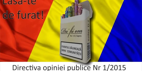 lasa-te de furat piesa foto arhiva personala 1-q sapro/facebook