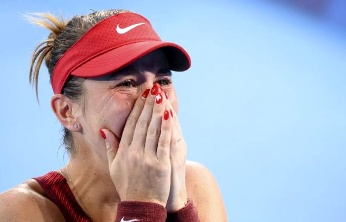 Belinda Bencic, în extaz, după calificarea în finala olimpică
