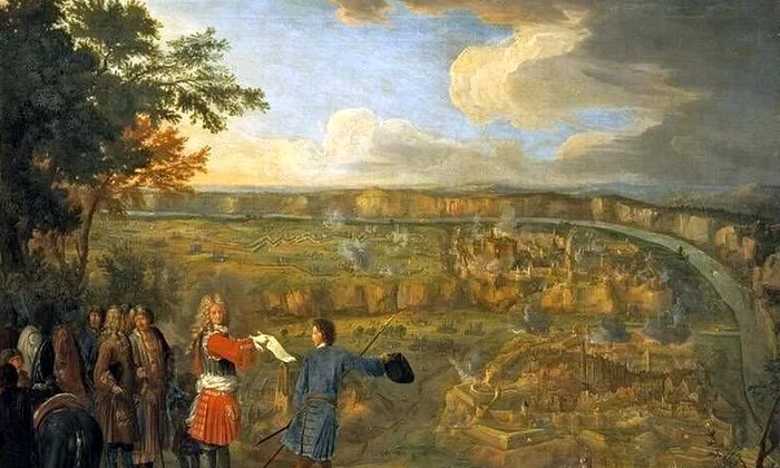 Capturarea cetății Iazvoleț de către polonezi. Tablou realizat de pictorul francez Pierre-Denis Martin