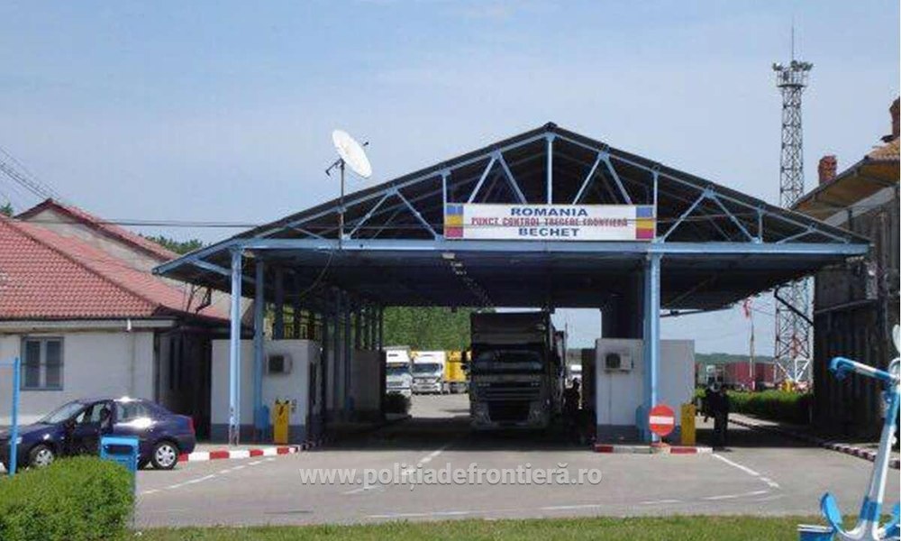 Camion care transporta cocaină în valoare de circa 2 milioane de euro, oprit la ieșirea din România