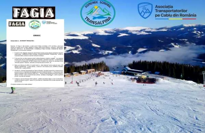 Raiul alb de lângă Lacul Vidra - Domeniul schiabil Transalpina - Vâlcea şi comunicatul celor de la Fagia SRL Foto Staţiunea Voineasa