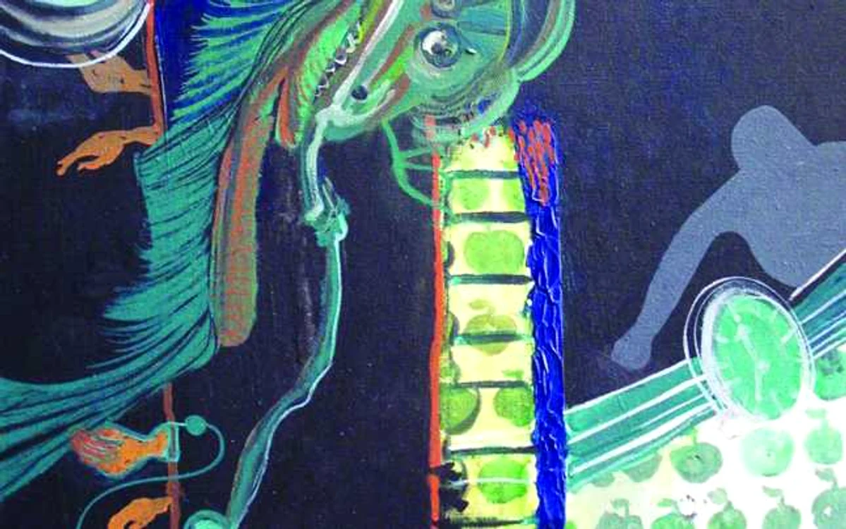 sonia coman „Ceasul“ pictură din 2009