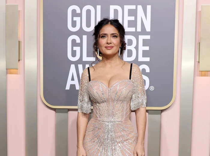 Salma Hayek și-a etalat bustul generos (Foto: Getty Images)