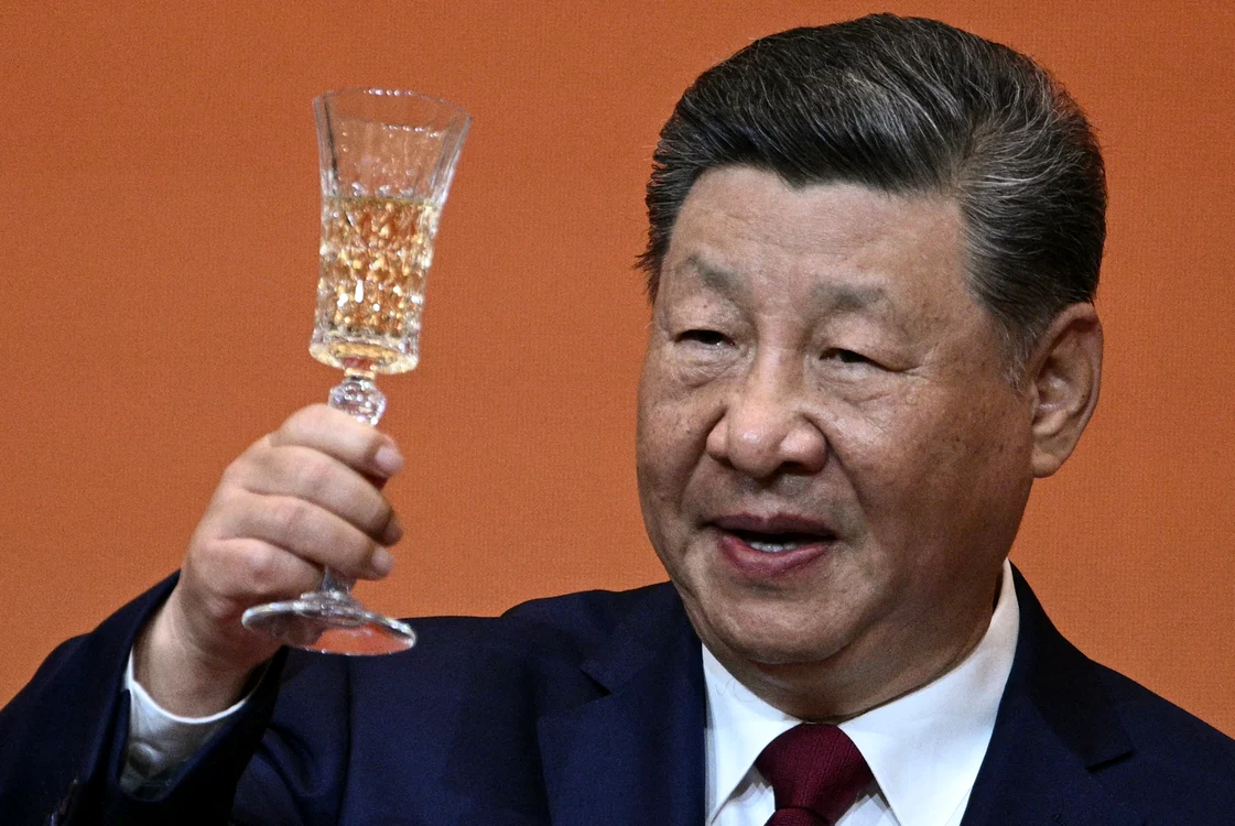 Toast Xi Jinping FOTO AFP