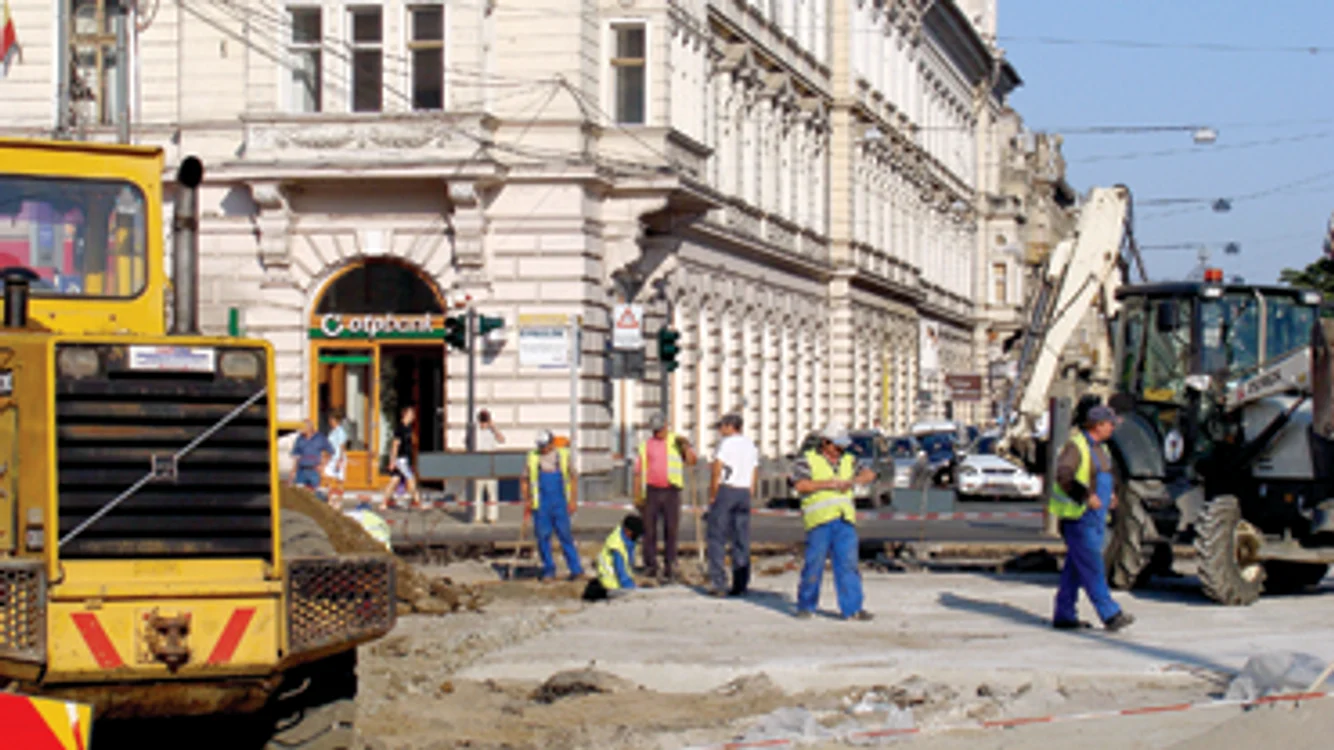 Arad: Centrul Aradului a fost închis din cauza lucrărilor